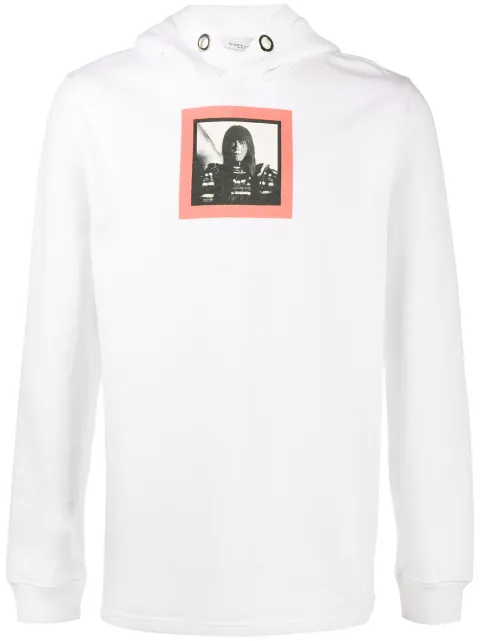 Givenchy printed hoodie White 17W7179653