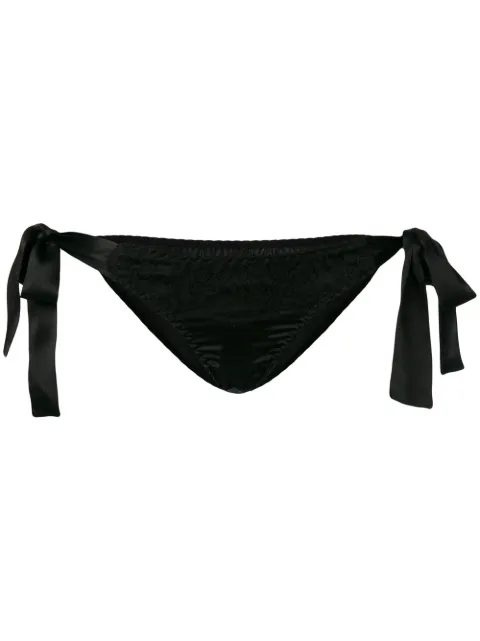 Gilda & Pearl Lovers of Montparnasse silk briefs Black 0019