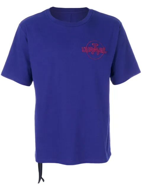 UNRAVEL PROJECT printed logo T-shirt Purple UMAA004F171260042736