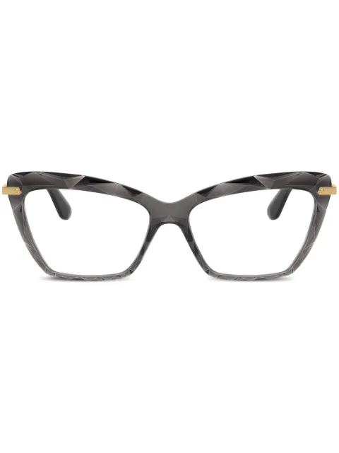 Dolce & Gabbana Eyewear cat-eye glasses Brown DG5025504