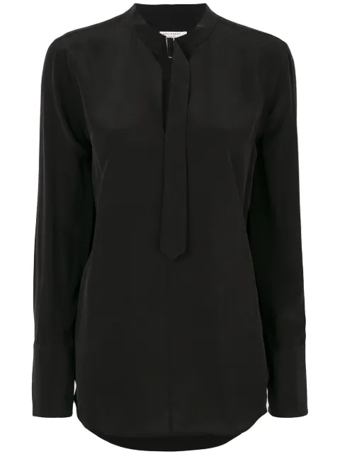 Equipment keyhole blouse Black Q23E977