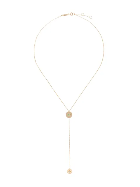 Delfina Delettrez Medal Micro Eye necklace Metallic MED3003A