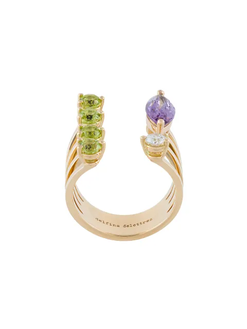 Delfina Delettrez Today Tomorrow Dots ring Metallic NTL1022B