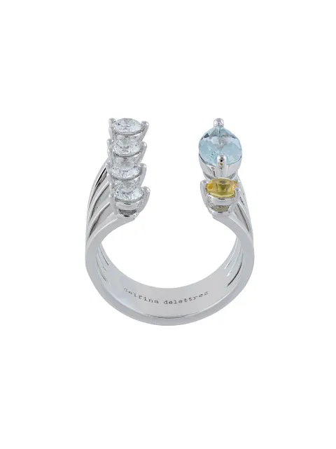 Delfina Delettrez Today Tomorrow Dots ring Metallic NTL1022A