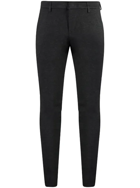 DONDUP houndstooth-pattern chinos Black UP235QS069UXXXDU
