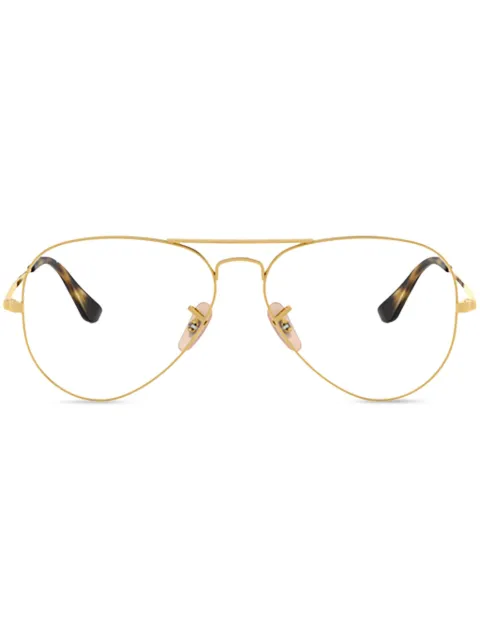 Ray-Ban pilot-frame sunglasses Gold RB6489