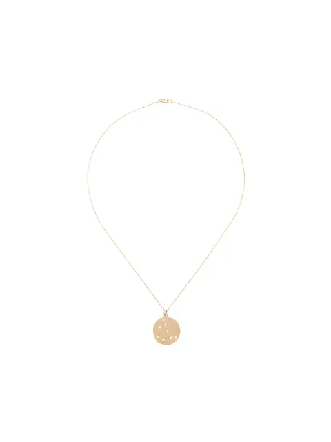 Brooke Gregson Diamond Capricorn Constellation Necklace Metallic NACP14