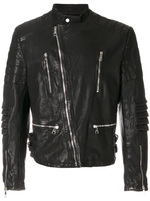 Neil Barrett zipped jacket Black PBPE495F701S
