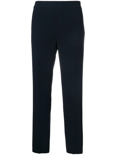 Alberto Biani cropped tailored trousers Blue CC844AC0030