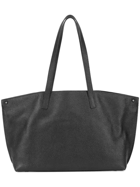 Akris pebbled leather tote bag Black AC101005RS