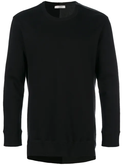 Valentino Garavani back print jumper Black VMF07H3TV