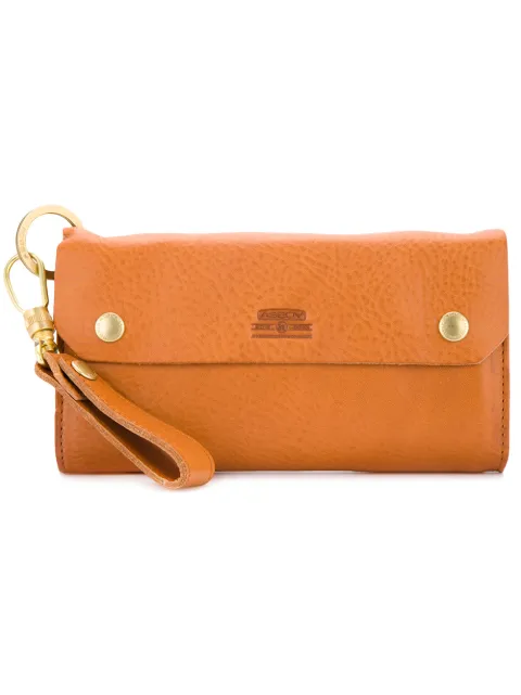 As2ov Oiled shrink long wallet Brown 10140120