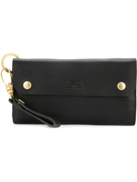 As2ov Oiled shrink long wallet Black 10140110