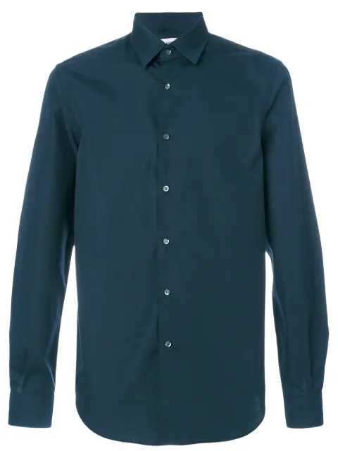 ASPESI gathered cuffs shirt Blue CE29C118