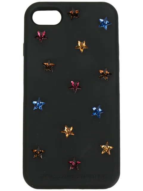 Stella McCartney Stars embellished iPhone 7 case Black 478626W8113
