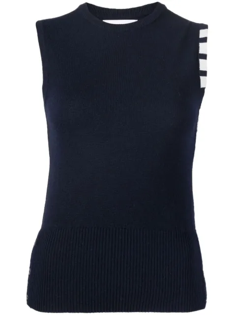 Thom Browne 4-Bar cashmere knitted top FKV001A00011