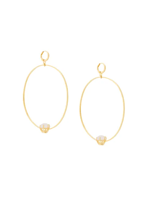 Iosselliani Puro Reversed hoop earrings Metallic P151