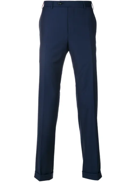 Canali classic Super 150 trousers Blue AX01199304