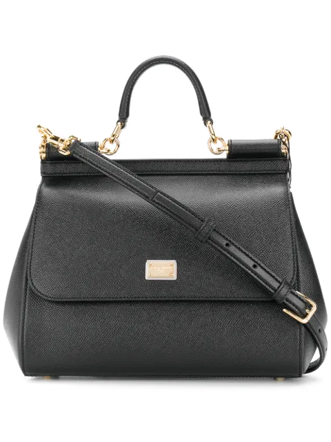 Dolce & Gabbana large Sicily tote bag Black BB6002A1001