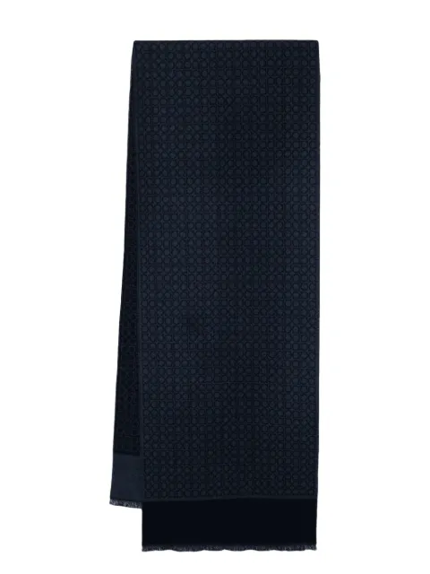 Ferragamo Gancini scarf Blue 671682