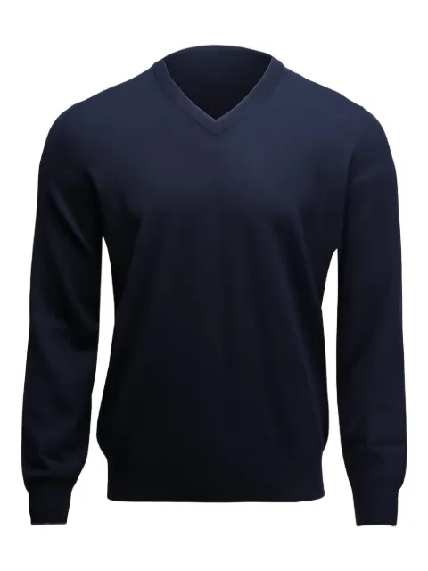 Brunello Cucinelli V-neck cashmere jumper Blue M2200162CW425