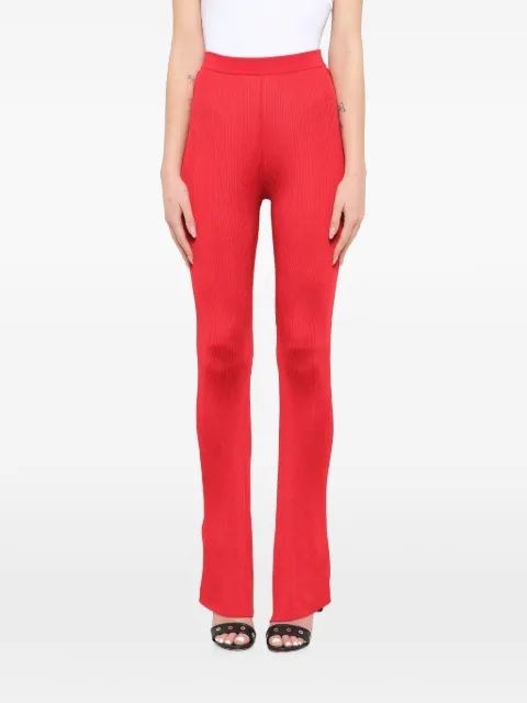Givenchy flared ribbed trousers Red 17X5801551