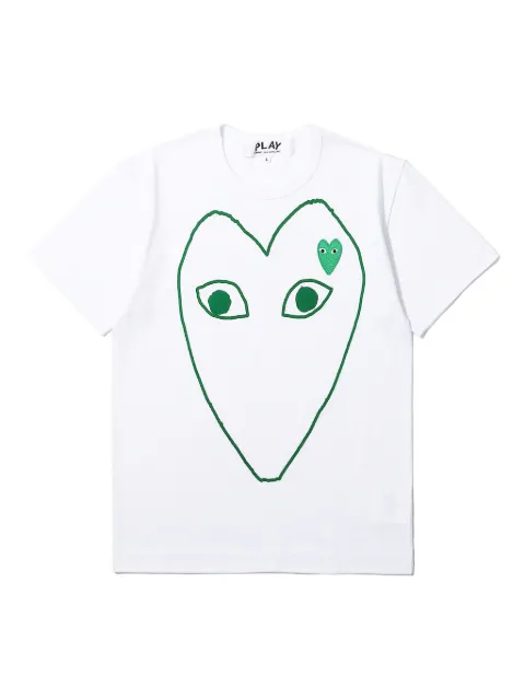 Comme Des Garçons Play print T-shirt White AZT104