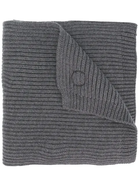 DSQUARED2 ribbed maple logo scarf Grey W17KS400101W