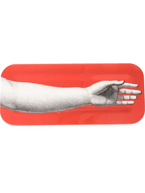 Fornasetti arm print tray Red C21X52