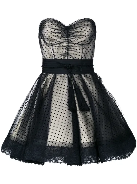 Marc Jacobs polka dot cocktail dress Black M4006913