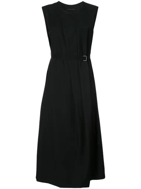 Y's flared knitted dress Black YQD02100