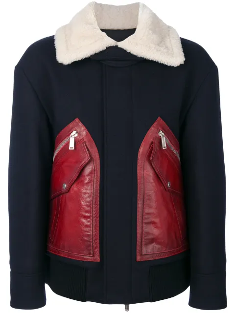 DSQUARED2 contrast coat Blue S74AM0709S47865