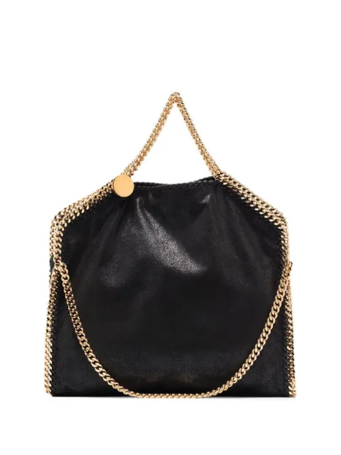 Stella McCartney Falabella fold-over tote bag Black 234387W9355