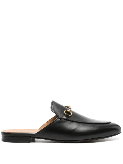 Gucci Princetown Horsebit-detail leather mules Black 423513BLM00
