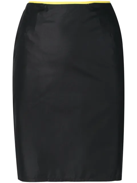 Helmut Lang Pre-Owned fitted mini skirt Black HEL081