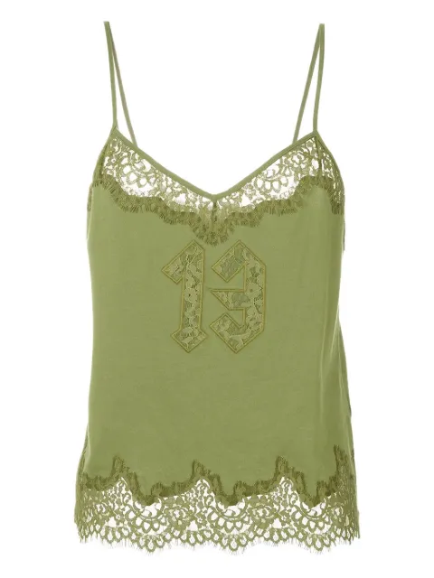 Fenty X Puma Lace trim sleepwear cami Green 574301
