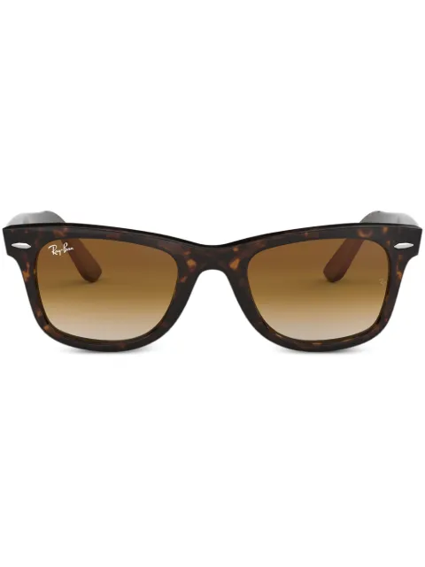 Ray-Ban Wayfarer tortoiseshell-effect sunglasses Brown RB2140