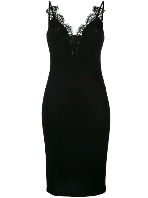 Givenchy lace trim camisole dress Black 17X2722436