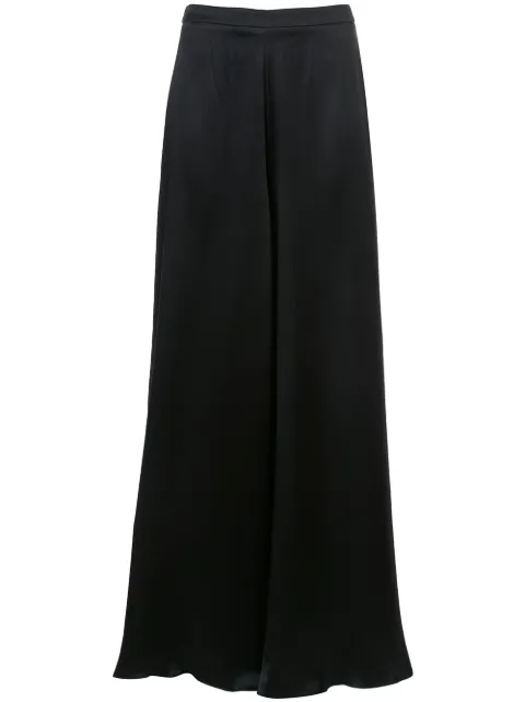 VOZ Charmeuse palazzo trousers Black VB02B