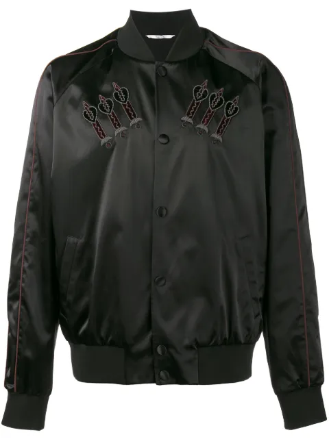 Valentino Garavani Love Blade bomber jacket Black VCI0E14FN