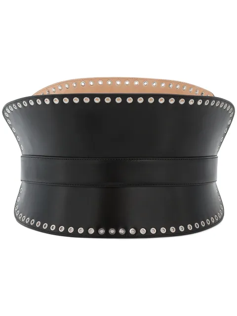 Alexander McQueen studded corset belt Black 483942DYT6Y