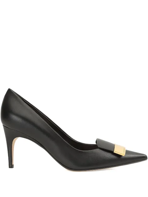 Sergio Rossi 75mm SR1 pointed-toe pumps Black A78950MAGN051000110