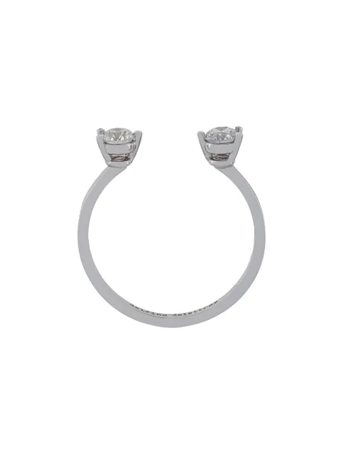 Delfina Delettrez Dots diamond ring Metallic DOTS2DIAMONDRING