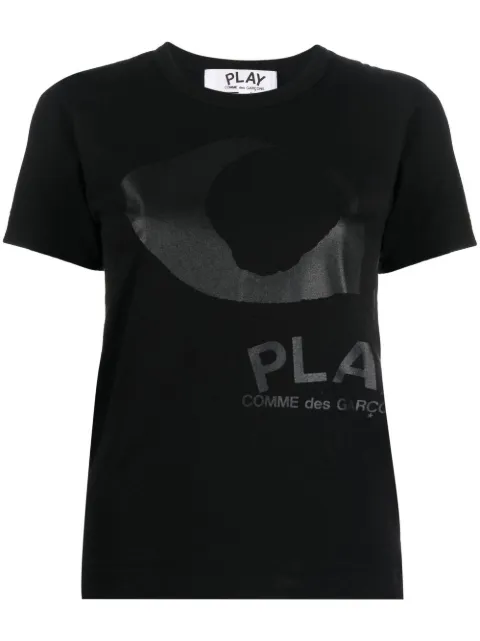 Comme Des Garçons Play eye print T-shirt Black P1T191