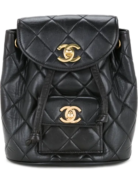 CHANEL Pre-Owned quilted backpack Black 2922687