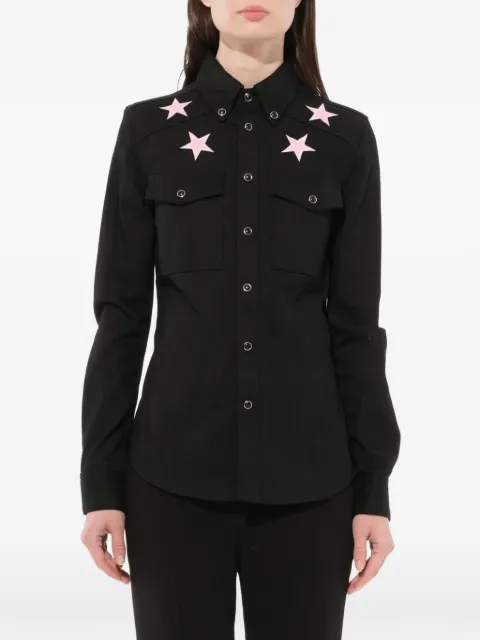 Givenchy star-embroidered shirt Black 17X6516601