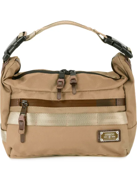 As2ov small Cordura Dobby 2way shoulder bag Brown 06141265