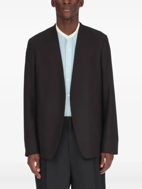 Maison Margiela collarless blazer Black S50BN0318S47782