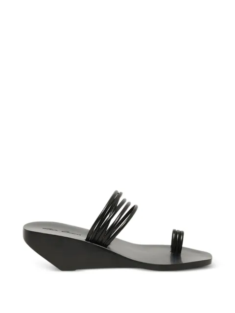 Rick Owens Geometric sandals Black RP17S3815LTC