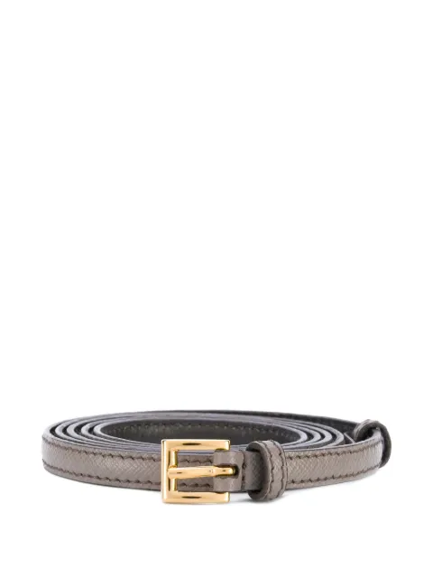 Prada thin leather belt Grey 1C4067053